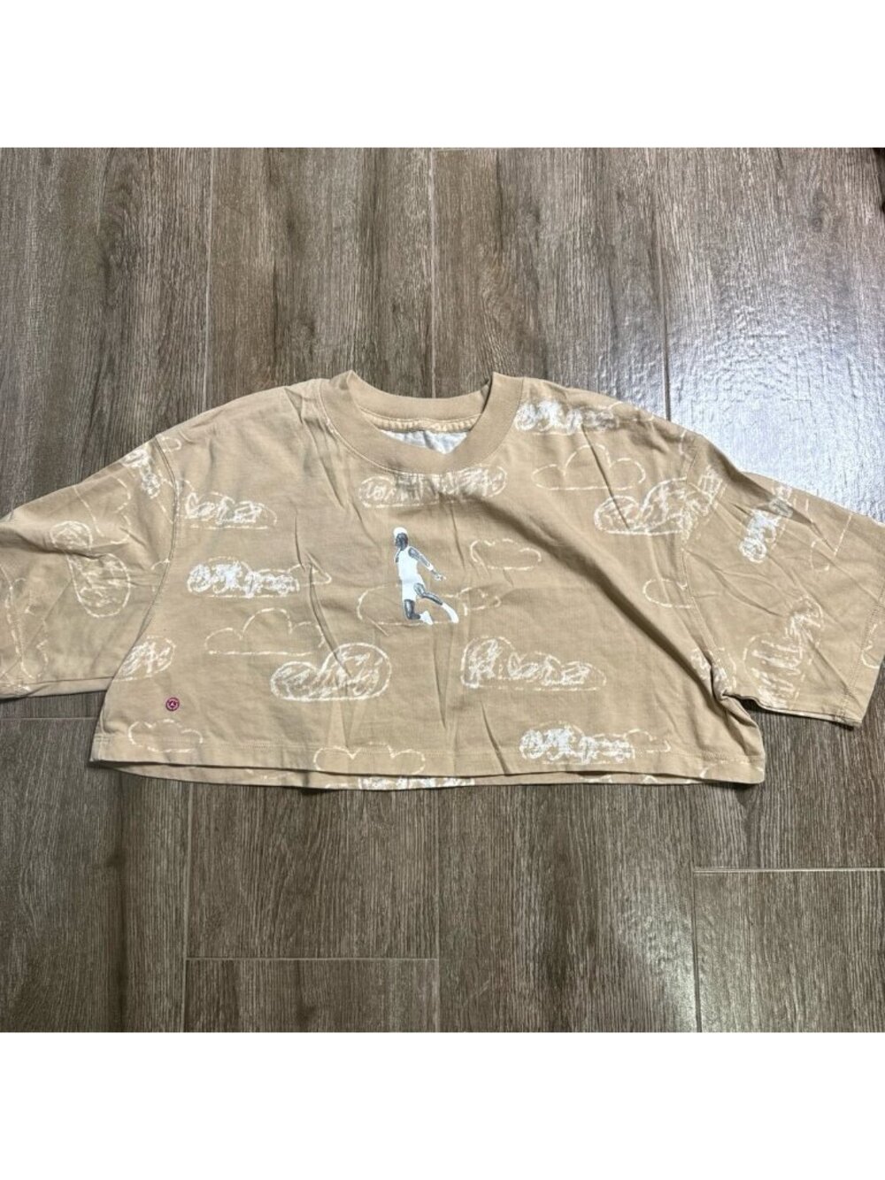 Jordan Artist Series Parker Duncan Crop Tee Desert Sand M